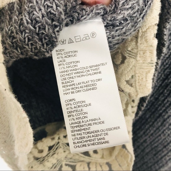 🔥SALE🔥 Pins & Needles dark gray sweater medium oversized - Picture 6 of 7